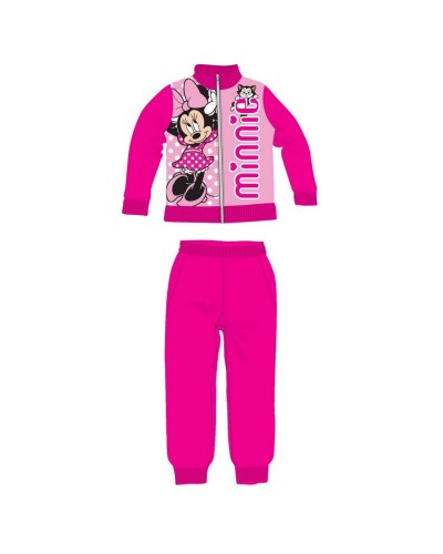 Tuta Bambina Felpa Full Zip Minnie Disney
