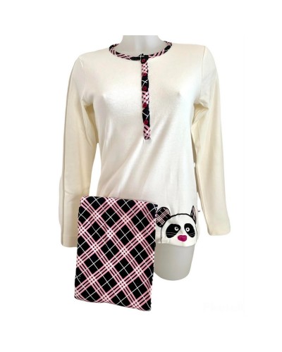 Pigiama Donna Cotone Caldo Stampato Lovable
