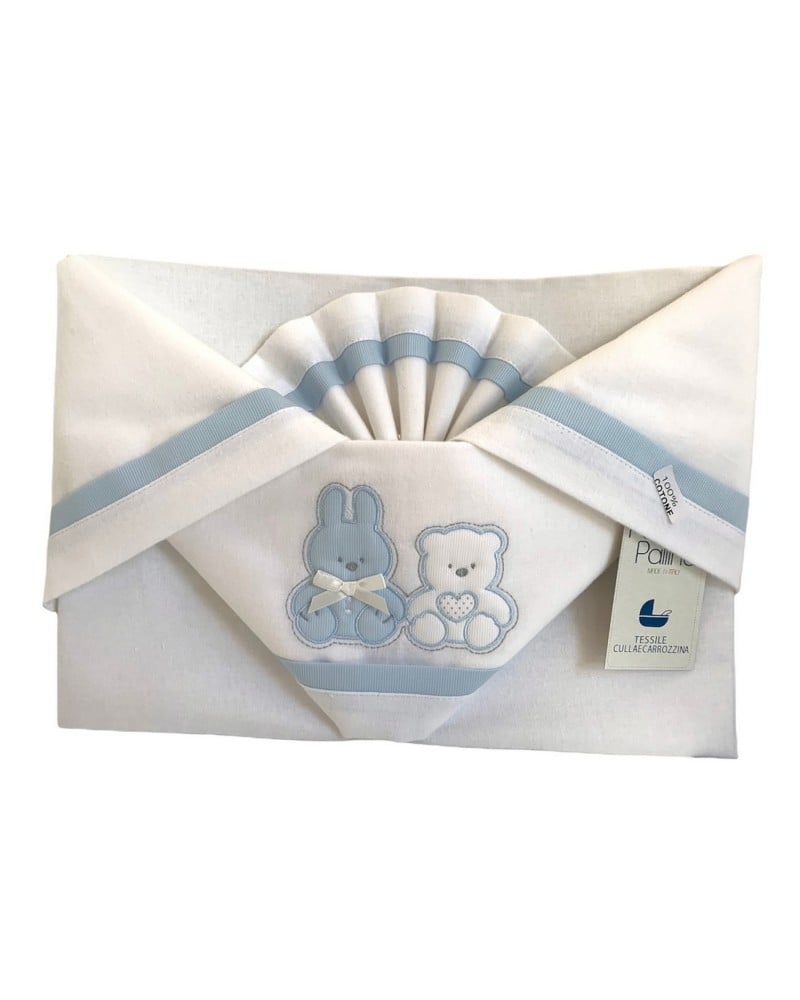 Lenzuolo Carrozzino 3 Pezzi Cotone Caldo Palla Pallina