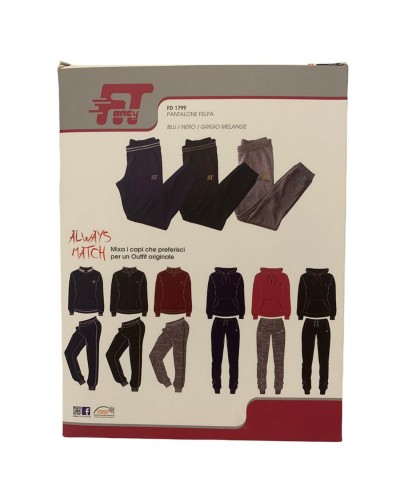 Pantalone Donna In Felpa Fitness Fancy Home