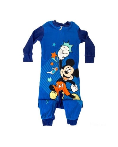 Tutone Pigiamone Bambino Mickey Mouse Disney Cotone Caldo