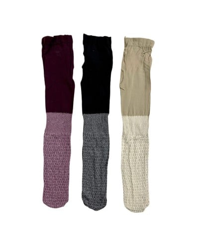 Panta Collant Bimba Lavorato Confezione 3 Pezzi Aquilone