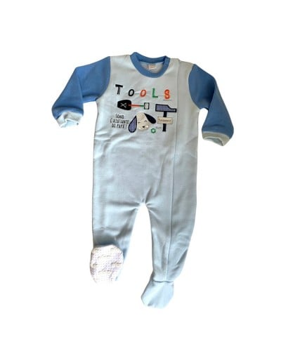 Pigiamone Neonato In Felpa Ellepi