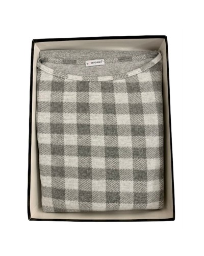 Pigiama Donna Punto Milano Pepenero Scacchi Made In Italy