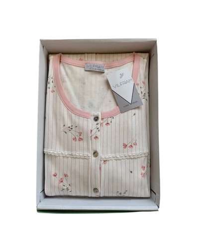 Camicia Da Notte Donna Clinica Vilfram Cotone Caldo