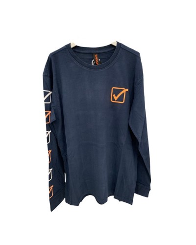 T-shirt Uomo Cotone Manica Lunga Con Logo Givova