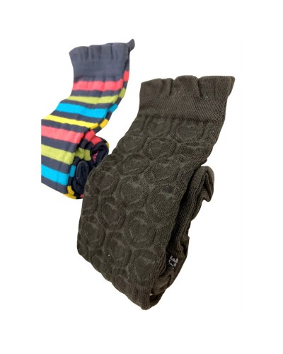Calza Donna Cotone Caldo Idea Regalo Lancetti Confezione 3 Paia