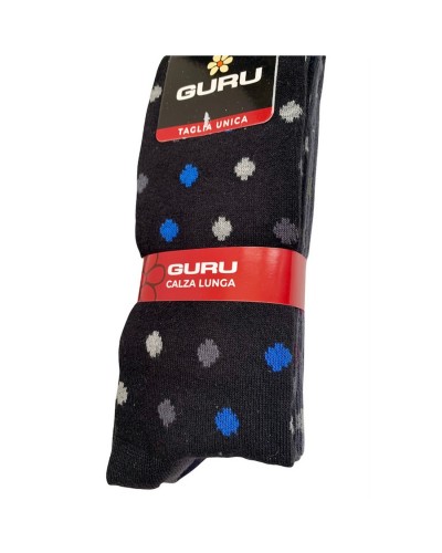 Calza Lunga Uomo Cotone Caldo Pois Guro Confezione 3 Paia
