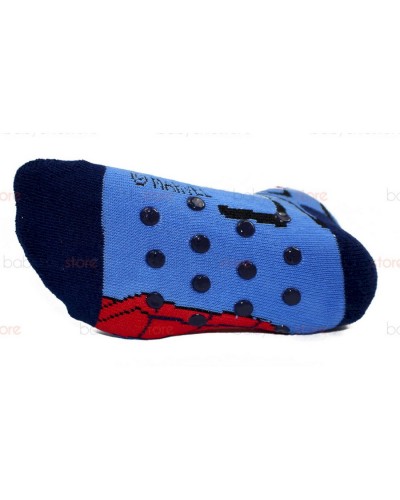 Calzino Antiscivolo Cotone Caldo Spiderman Marvel Confezione 4 Paia