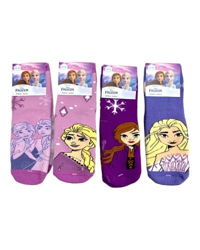 Calzino Antiscivolo Cotone Caldo Frozen Disney Confezione 4 Paia