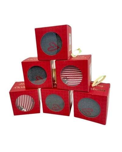Calzino Donna Antiscivolo Cotone Caldo Natale Idea Regalo Enrico Coveri