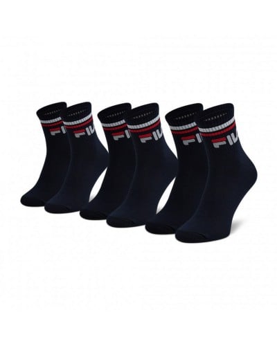Calzino Unisex Cotone Fila Sopra Alla Caviglia Confezione 3 Paia
