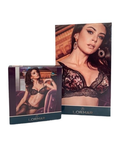 Coordinato Donna Bralette Più Brasiliana In Pizzo Lormar Serie Impero Esotico