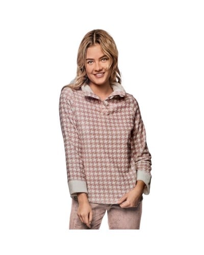 Pigiama Donna Coral Pied de Poule Infiore
