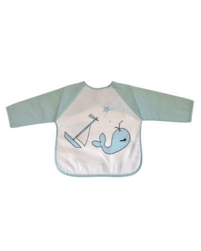Mangiapappa Neonato Con Maniche Plastificato Melanie
