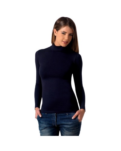 Lupetto Donna Cotone Garzato Manica Lunga Malika