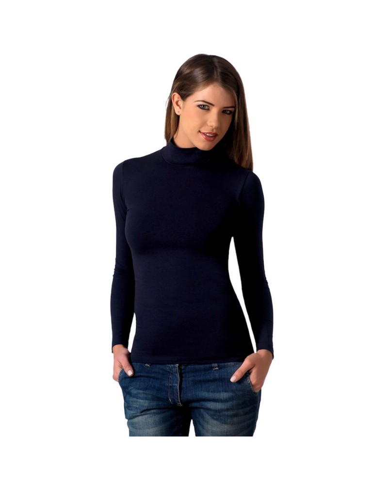 Lupetto Donna Cotone Garzato Manica Lunga Malika