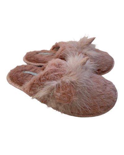 Pantofola Donna Invernale Con Applicazione Milk And Honey