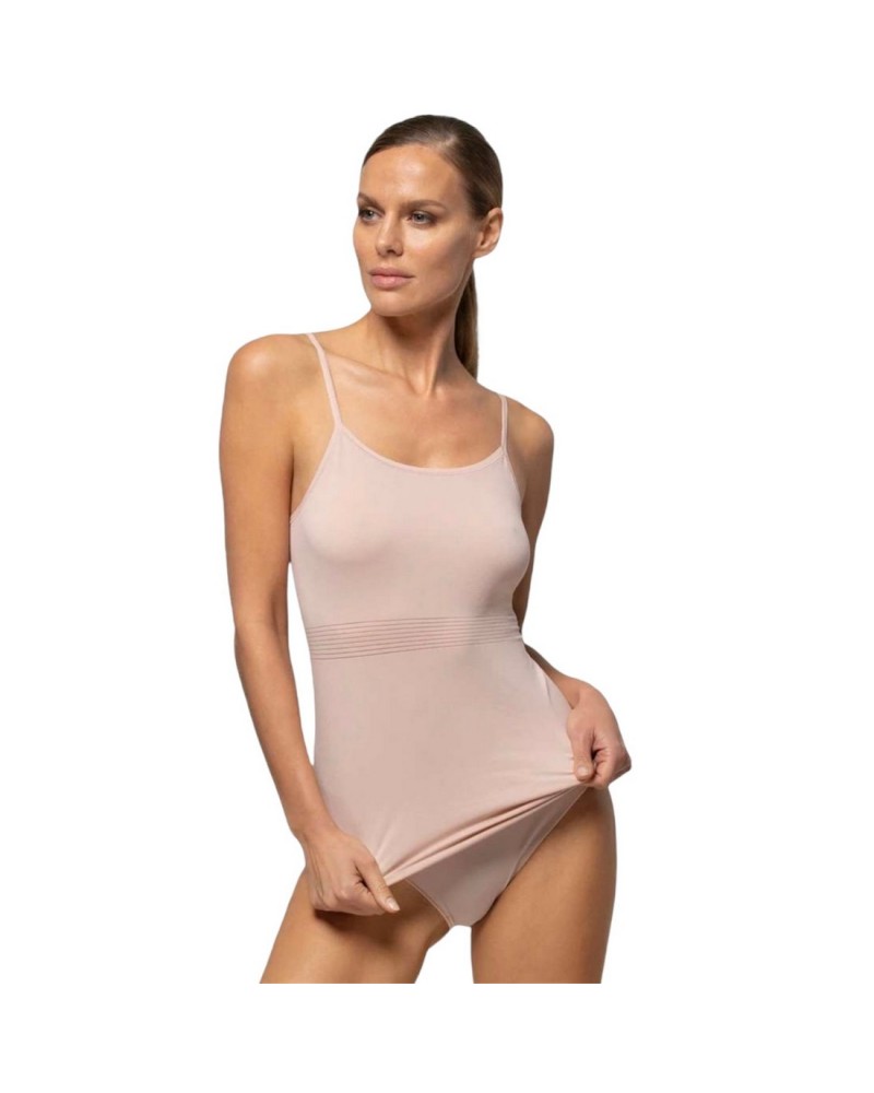 Canotta Donna Spalla Stretta Microfibra Semless Pompea Confezione 2 Pezzi