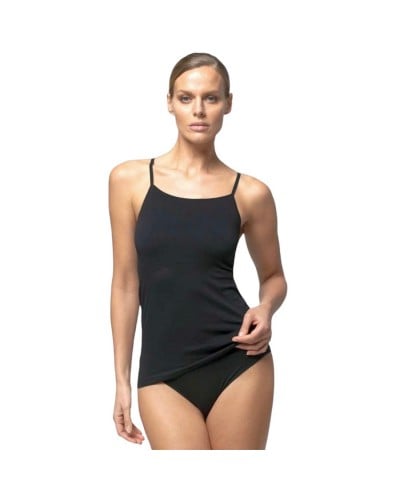 Canotta Donna Spalla Stretta Microfibra Semless Pompea Confezione 2 Pezzi