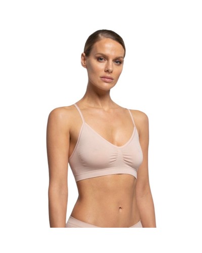 Brassiere Donna Spalla Stretta Microfibra Semless Pompea