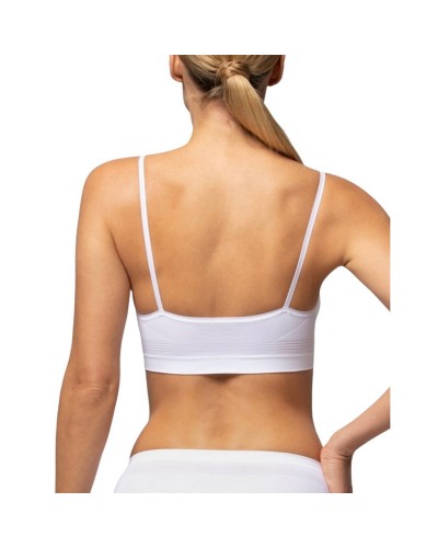 Brassiere Donna Spalla Stretta Microfibra Semless Pompea