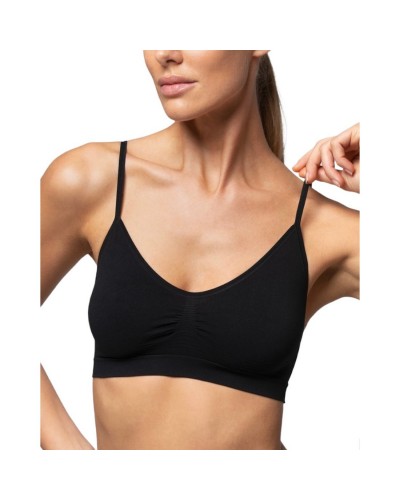 Brassiere Donna Spalla Stretta Microfibra Semless Pompea