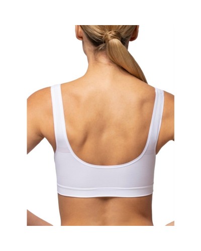 Brassiere Donna Spalla Larga Microfibra Semless Pompea