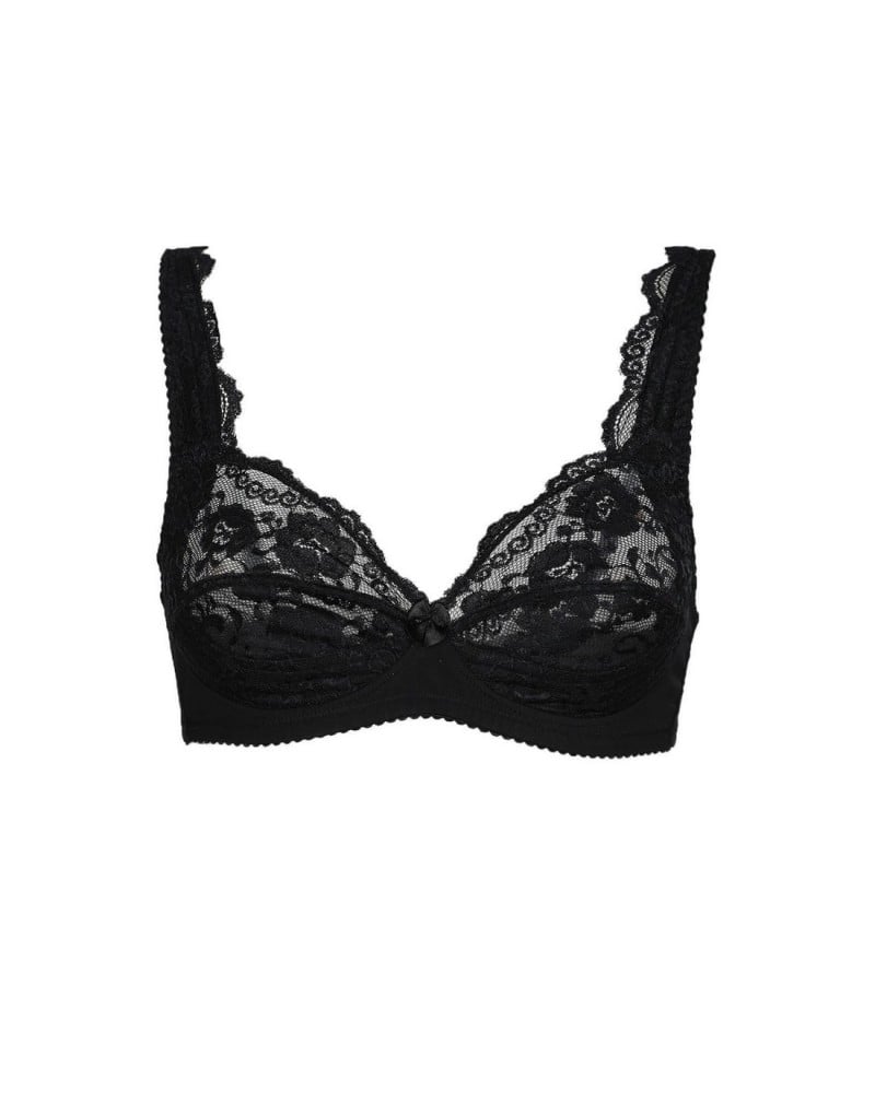 Reggiseno Tipo Ring Microfibra E Pizzo Senza Ferretto Infiore