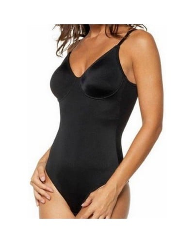 Body Donna Sfoderato In Microfibra Coppa Preformata Senza Cuciture Papillon