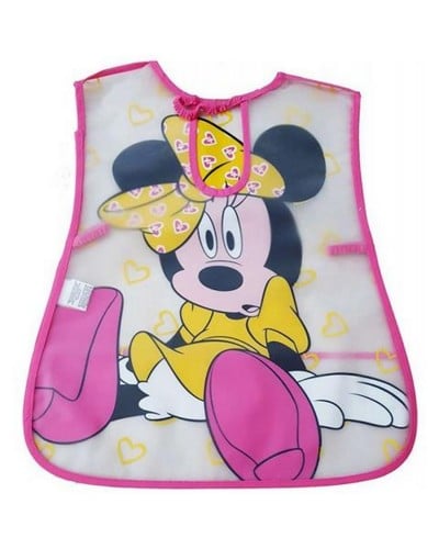 Mangiapappa Grembiulino Minnie Antimacchia Plastificato Disney