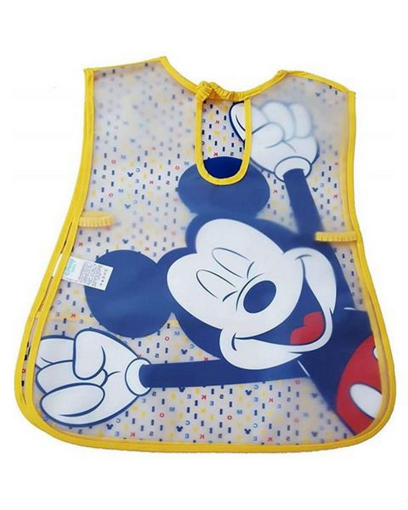 Mangiapappa Grembiulino Mickey Mouse Antimacchia Plastificato Disney