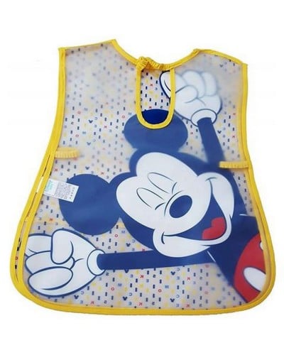 Mangiapappa Grembiulino Mickey Mouse Antimacchia Plastificato Disney