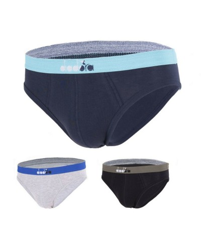 Slip Uomo Diadora Cotone Moda Elasticizzato Confezione 6 Pezzi