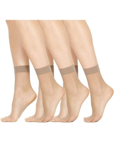 Calzini Velati Donna 20 Denari Elasticizzati Pompea Confezione 2 Paia