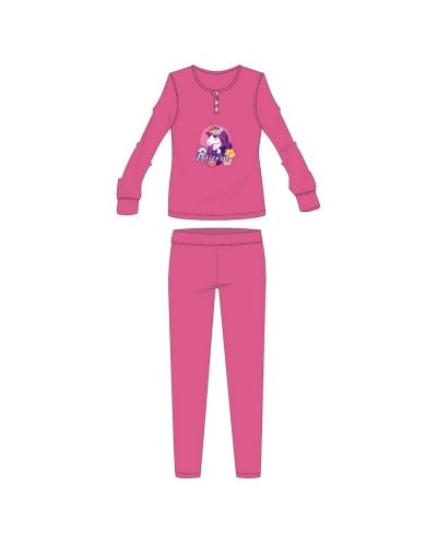 Pigiama Bambina Unicorno Cotone Caldo Manica Lunga