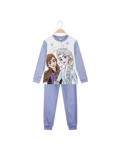 Pigiama Bambina Frozen Cotone Caldo Manica Lunga Disney