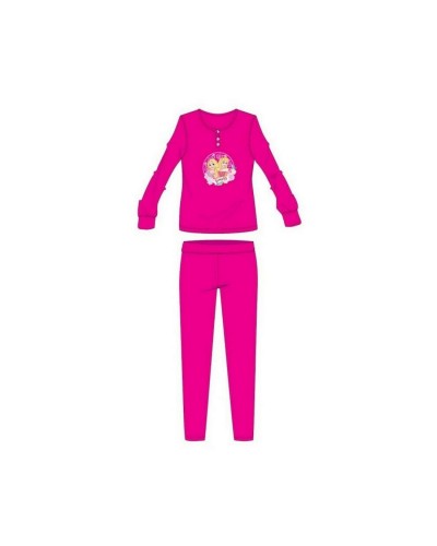 Pigiama Bambina Principesse Cotone Caldo Manica Lunga Disney