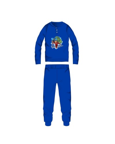 Pigiama Bambino Avengers Cotone Caldo Manica Lunga Disney