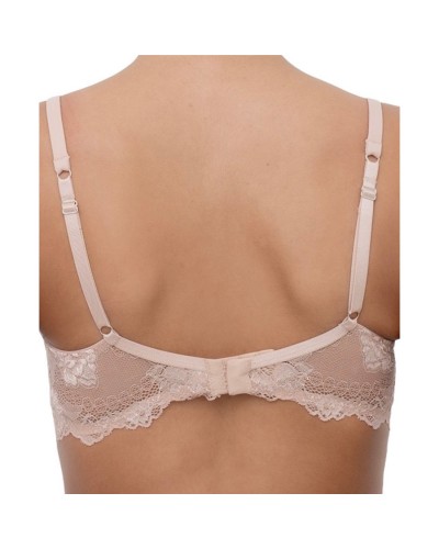 Reggiseno Donna Mousse Pizzo Balconcino Con Ferretto Lormar