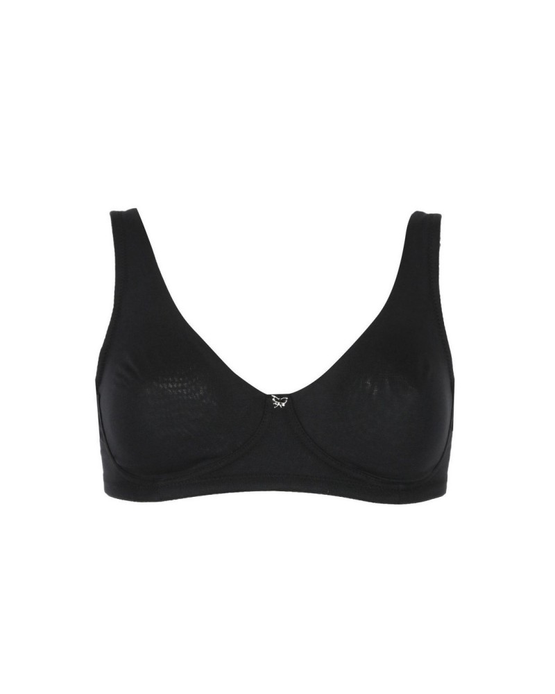 Reggiseno Cotone Senza Ferretto Con Sostegno Interno Papillon S337