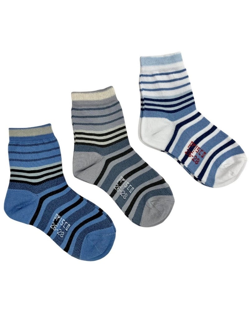 Calzini Bimbi Unisex Cotone Scopri Confezione 6 Paia