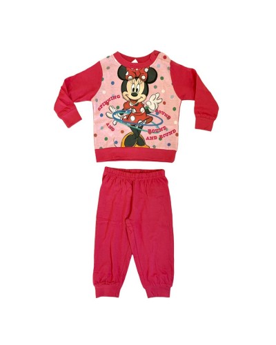 Pigiama Neonata Cotone Manica Lunga Minnie Disney