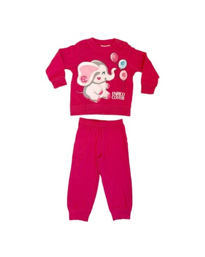 Pigiama Neonata Cotone Manica Lunga Enrico Coveri