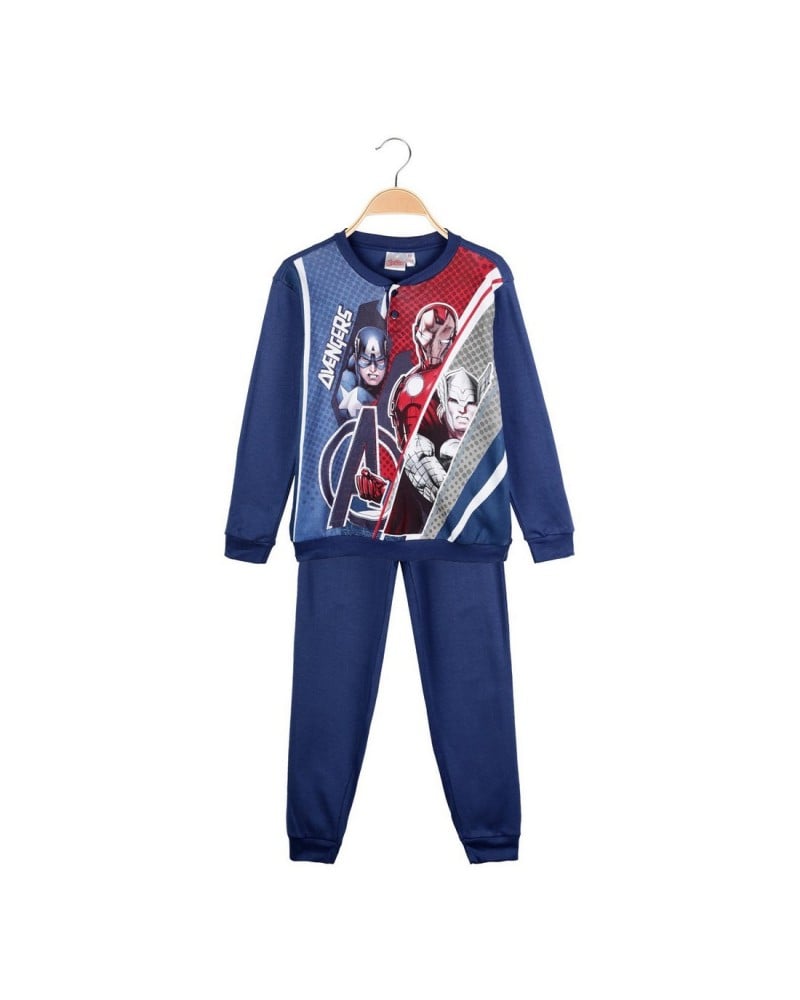 Pigiama Bambino Cotone Manica Lunga Avengers Marvel