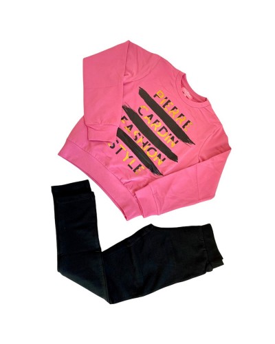 Tuta Ragazza In Cotone Manica Lunga Pierre Cardin