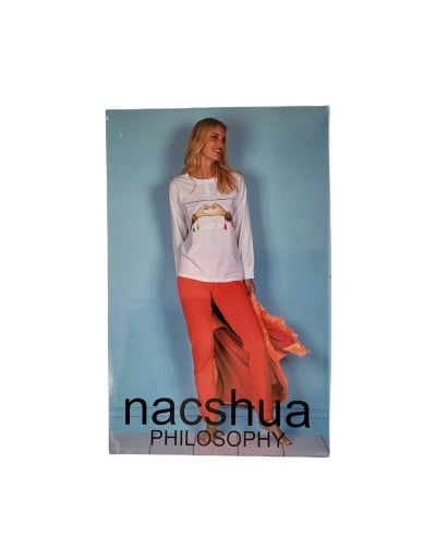 Pigiama Donna Cotone Manica Lunga Nacshua