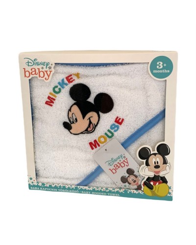 Accappatoio Triangolo Neonato Spugna Mickey Mouse Disney