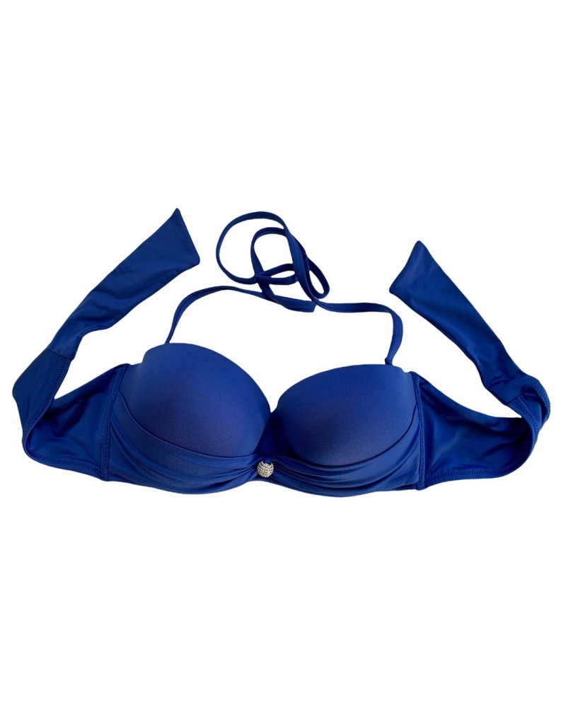 Reggiseno Fascia Balconcino Mare Coppe Push Up Lormar