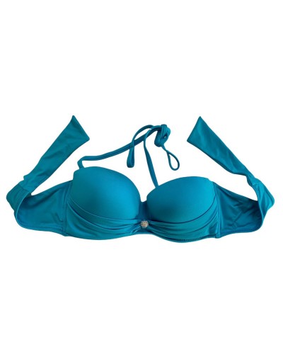Reggiseno Fascia Balconcino Mare Coppe Push Up Lormar